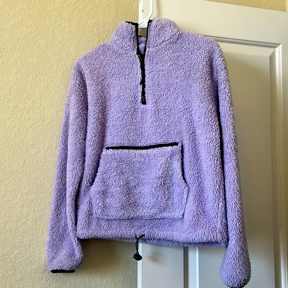 Derek heart furry hoodie/sweater